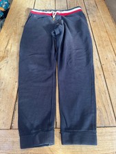 Fabulous TOMMY HILFIGER Navy Blue Classic SWEATPANTS Trackies Joggers, Large