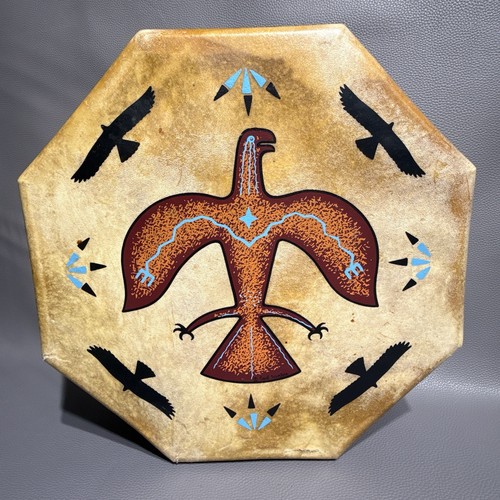 Native american drum - native, eagle
