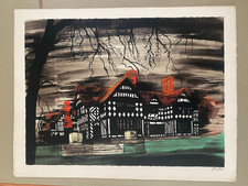 John Piper Signed Print Wightwick Manor 1977 Artist's Proof