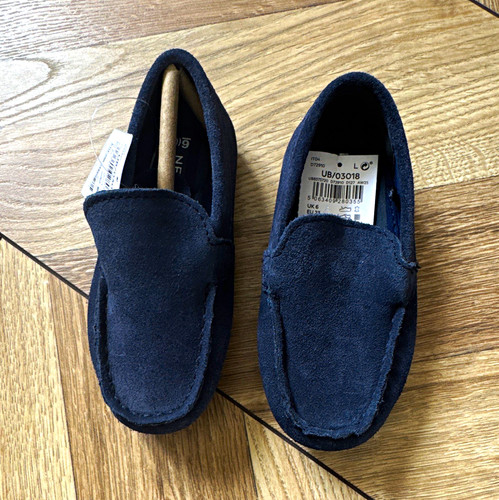 Next navy suede moccasin slip - next,