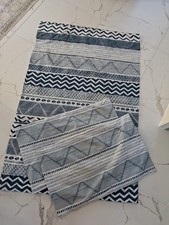 Provensros Ikea Double Quilt Set. Cotton . Blue White