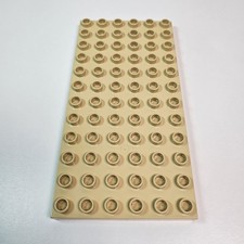 Official Lego Duplo 6x12 Stud Base Board Plate - Tan Brown - FREE SHIPPING 