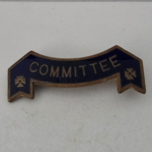 Antique 1920s committee enamel - antique,