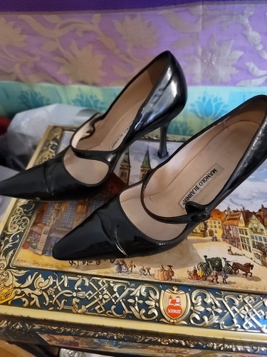 1994 manolo blahnik black - blahnik,