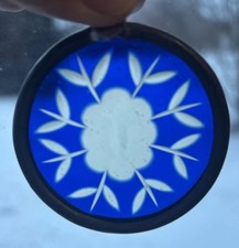 Vintage Blue Stained Glass