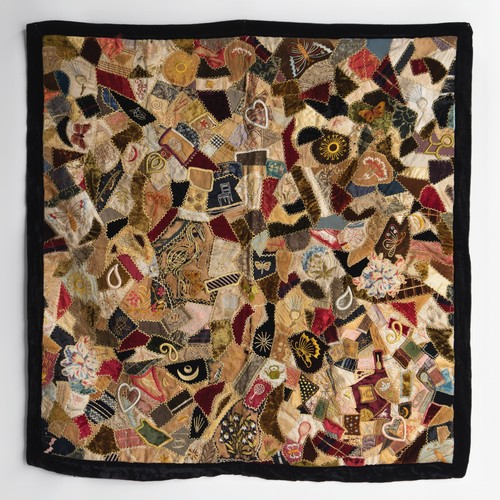 Antique victorian crazy quilt - crazy,