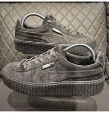 Fenty Rihanna x Puma Creeper Velvet Glacier Grey Size UK 8