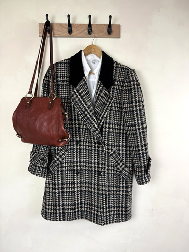 Vintage wool coat - wool,