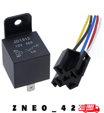 12V 40A 4  Pin Relay Universal