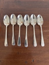 Lovely Set Of 6 Ariel Silver