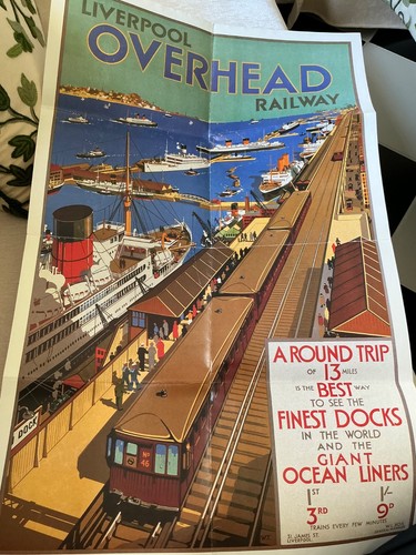 Liverpool overhead railway - liverpool,