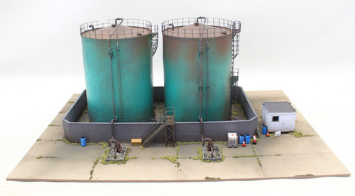 Oil storage twin - twin, bunded