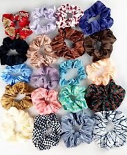 10 Pecies Large Scrunchies, Randomised Pick-and-mix Ponytail Holder Accessories 