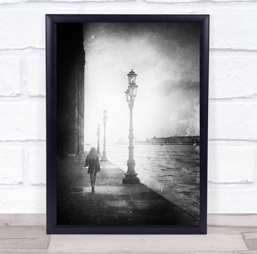 Distressed lampposts woman - lampposts,