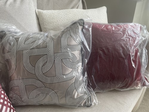 Hermes fabric cushion set - fabric, of