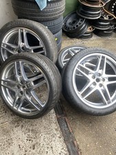 FERRARI F430 OEM 19” BALL POLISHED ALLOYS WITH TYRES, NEVER BEEN ON ROAD