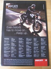 DUCATI SPORTCLASSIC MOTORCYCLE GT 1000 DEALERSHIP LIST UK 2008 ADVERT A4 FILE 35