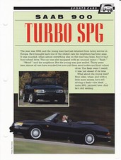 Saab 900 turbo spg car - saab, spec