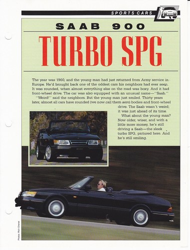 Saab 900 turbo spg - saab, car