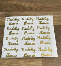 12 x Nadolig Llawen decals -
