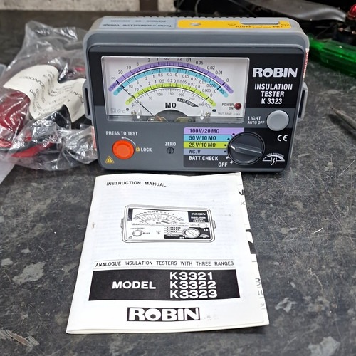 Robin 3323 megohmmeter - robin, k