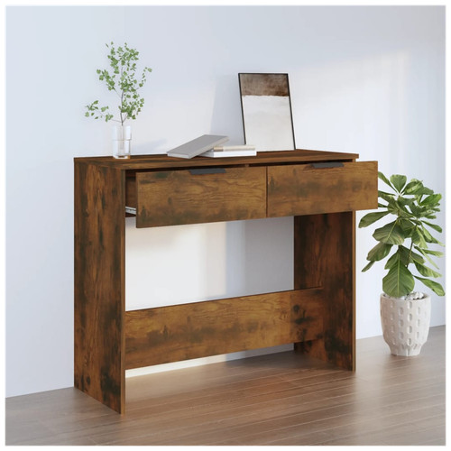 Console table smoked oak - console,
