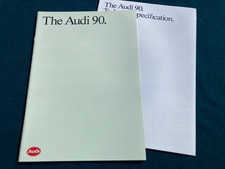 Audi 90 Brochure 1991, B3 shape, Feb 1991 UK issue 2.3E, 90 quattro 20V Sport
