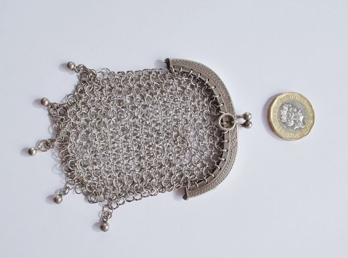 Antique silver mesh - antique,