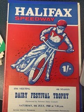 HALIFAX Dairy Festival Trophy  06-07-1968 Programme  +++ FREE UK POSTAGE