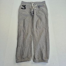 JACK WILLS Joggers XS Grey Men's Open Hem Cotton Blend Drawstring Sweatpant