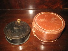 Antique J A Reynolds Leather Cased Optical Square/Prism Square Surveying Tool