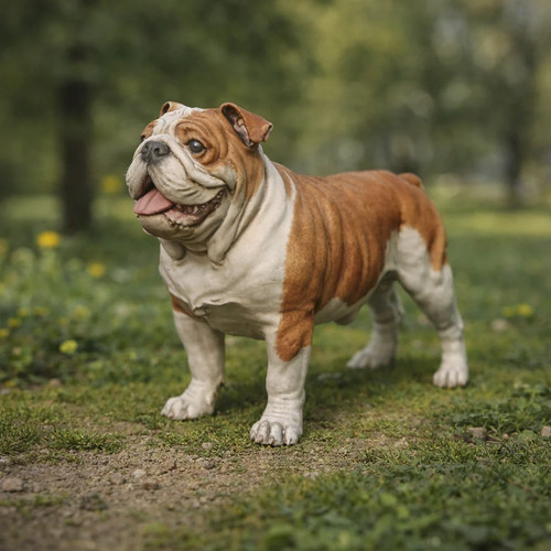 Stout english bulldog dog - stout,