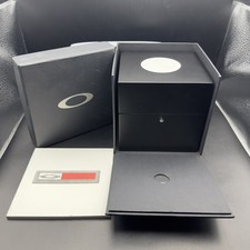 Oakley Wooden Leather Display Watch Box For Minute Machine/Hollow Point/Gearbox