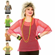 Neon 80s Mesh Top Fishnet