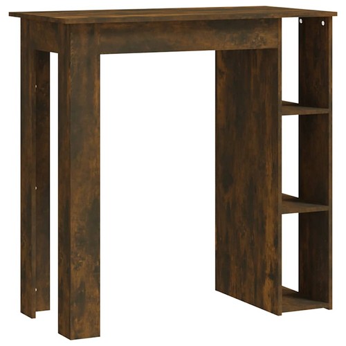 Bar table with shelf - with,