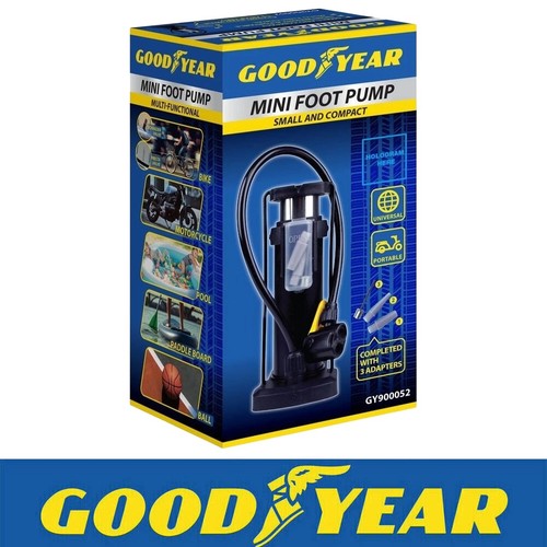 Goodyear mini foot pump - foot,