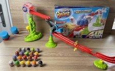 Mighty Beanz Slammer Time Race Track Game + 21 Beanz - Bundle, Plus S-track
