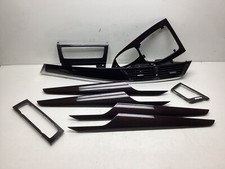 BMW X1 E84 DARK BROWN INTERIOR TRIMS SET KIT DECOR DASH COVER