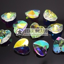 20 X CRYSTAL 14MM FACETED