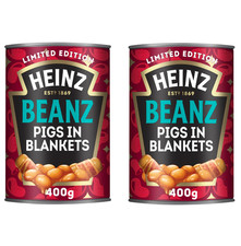 Heinz Limited Edition Pigs in Blankets Baked Beans  PACK OF 2