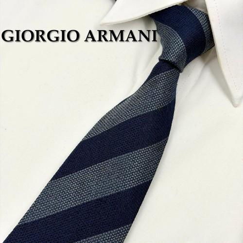 Giorgio armani necktie striped - necktie,