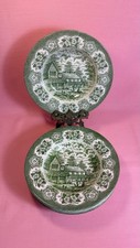 💚 English Ironstone Tableware Old Inns Series Soup Plate 22cm Staffordshire