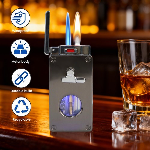 Dual flame lighter smart - lighter,