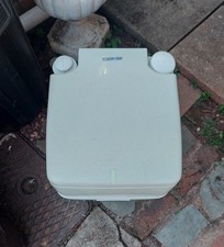 Used....White Thetford Porta potty, Potable Toilet, Camping Toilet 