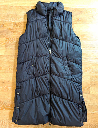 Vero moda black long - long, padded