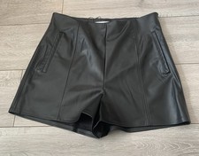 Women faux Leather Shorts