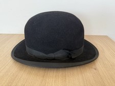 Genuine vintage black bowler - genuine,
