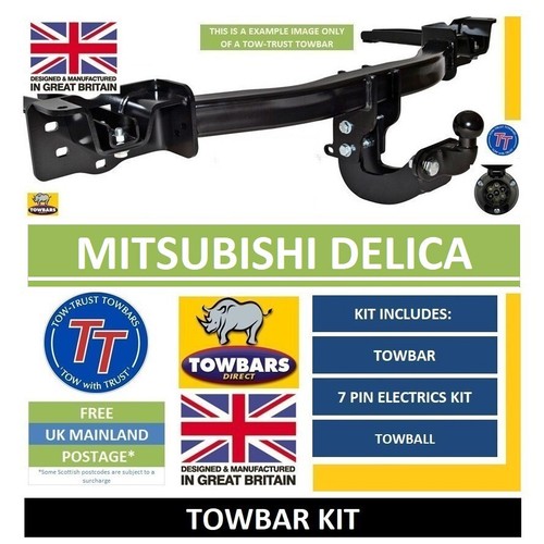 Towbar for mitsubishi - towbar, delica