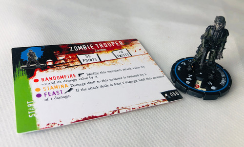 Horrorclix zombie trooper - horrorclix, #068
