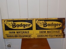 Vintage Badger Farm Equipment